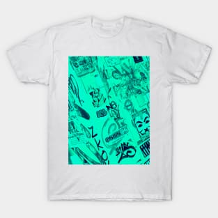 Green Street Art New York Stickers T-Shirt